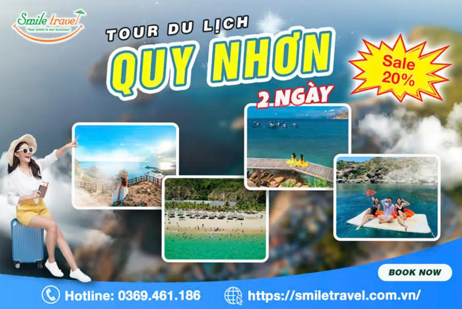Chi tiết lịch trình tour Quy Nhơn 2 ngày 1 đêm